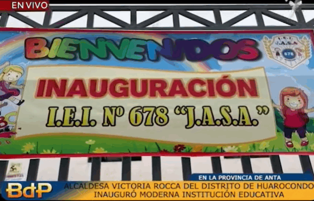 Inaguracion Moderna de Infraestructura Educativa